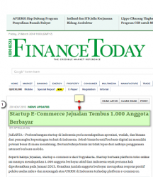 Start Up E-Commerce Jejualan Tembus 1000 Anggota Berbayar